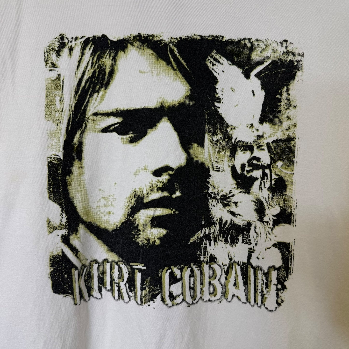 2000s Kurt Cobain Nirvana Top 40 T-shirt Sz L (B1305)