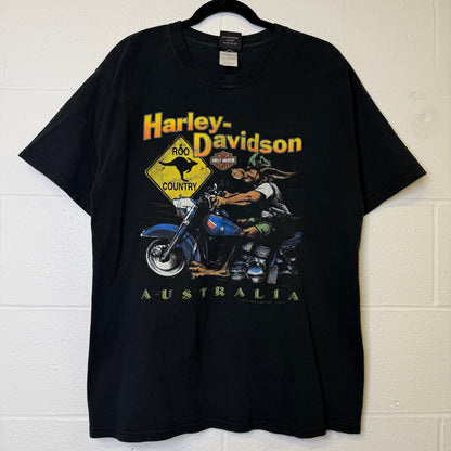 1997 Harley Davidson Australia T-Shirt Sz L (B2264)