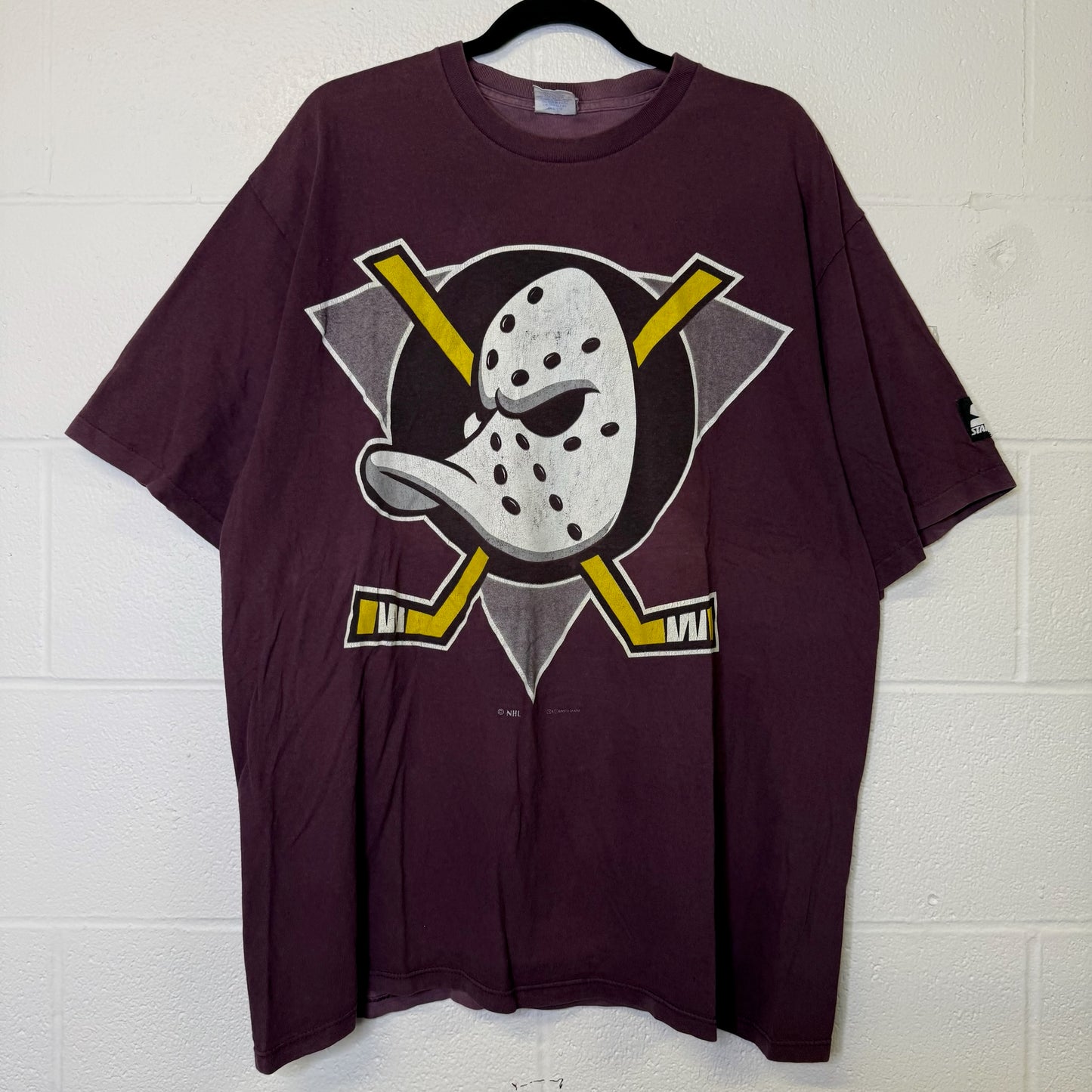 90's Mighty Ducks Starter NHL T-Shirt Sz XL (B2908)