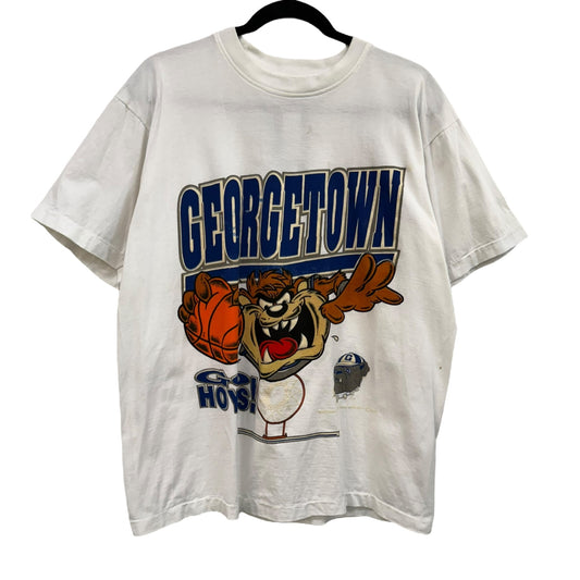 1992 Georgetown Hoyas Taz NCAA T-Shirt Sz XL (B1061)