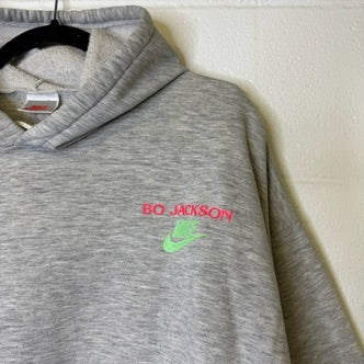 80’s Bo Jackson Nike NFL Hoodie Sz L (A687)