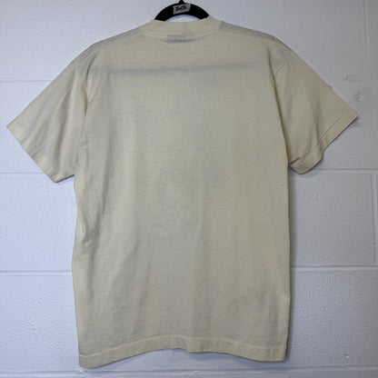 1990 Faces Art John Lennon T-shirt Sz L (B1765)