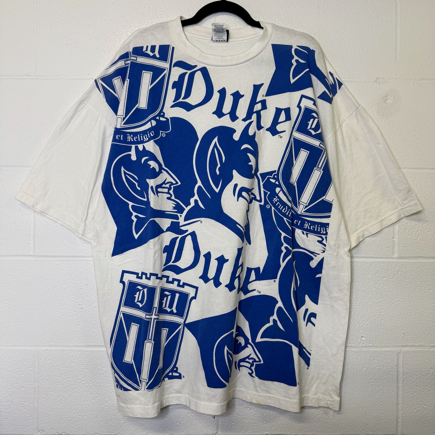 1993 Duke Blue Devils NCAA T-shirt Sz XXL (B2918)