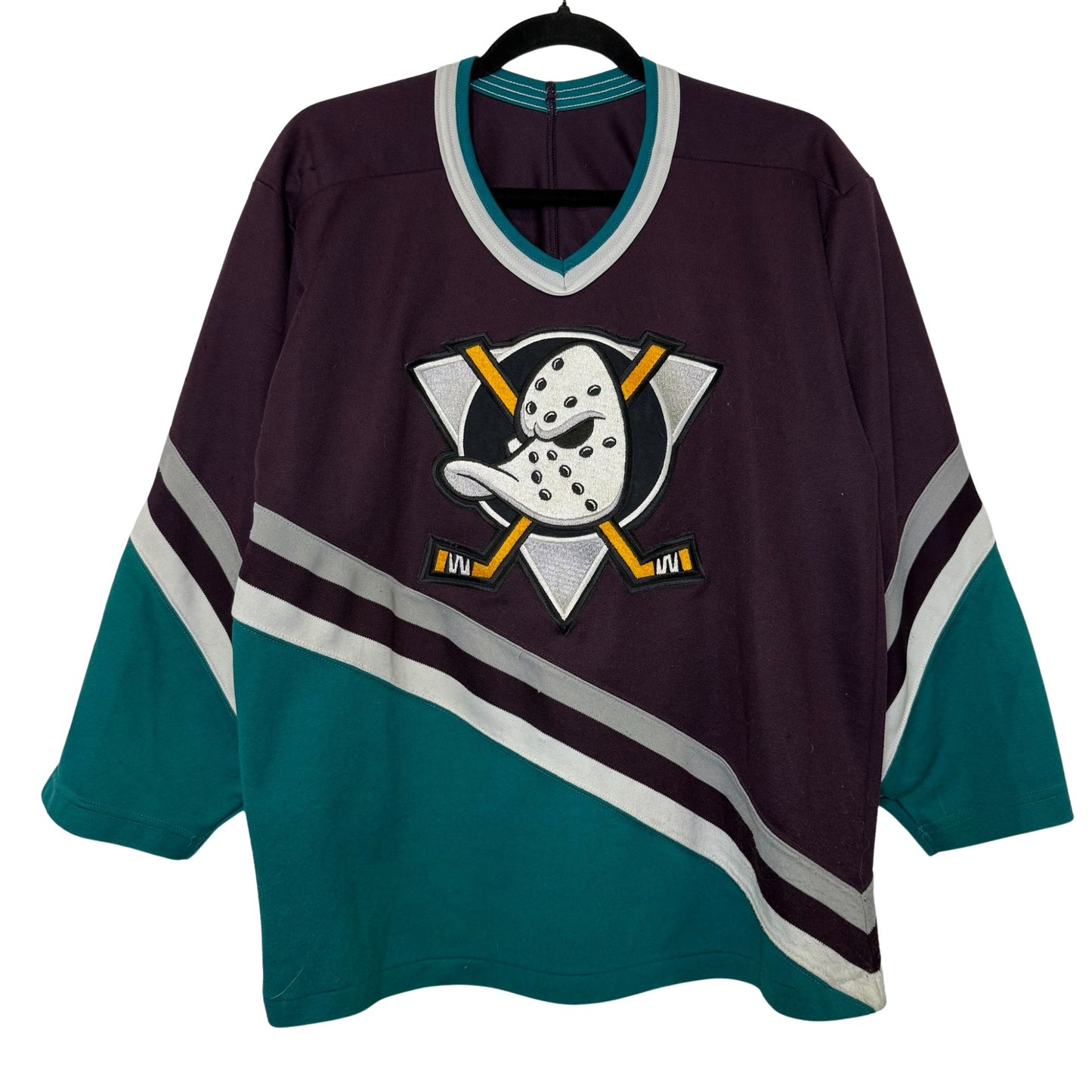 90’s Mighty Ducks NHL Hockey Jersey CCM Sz M (B2307)