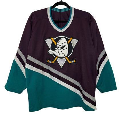 90’s Mighty Ducks NHL Hockey Jersey CCM Sz M (B2307)