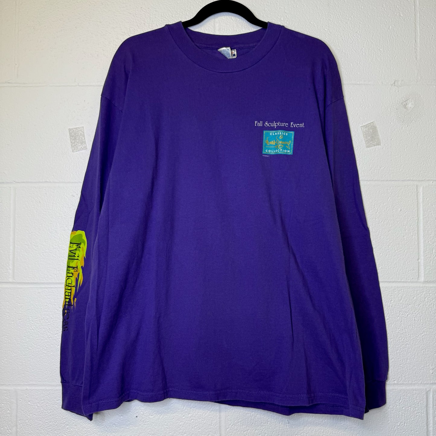 90s Maleficent Evil Enchantress Disney T-shirt Sz XL (B1748)