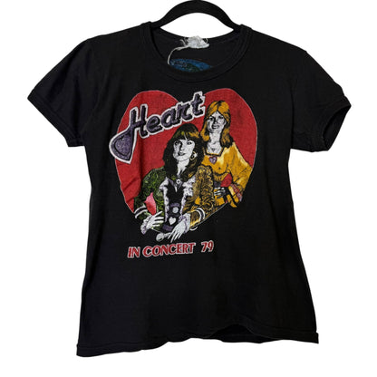 1979 Heart in Concert T-Shirt Sz S (B415)