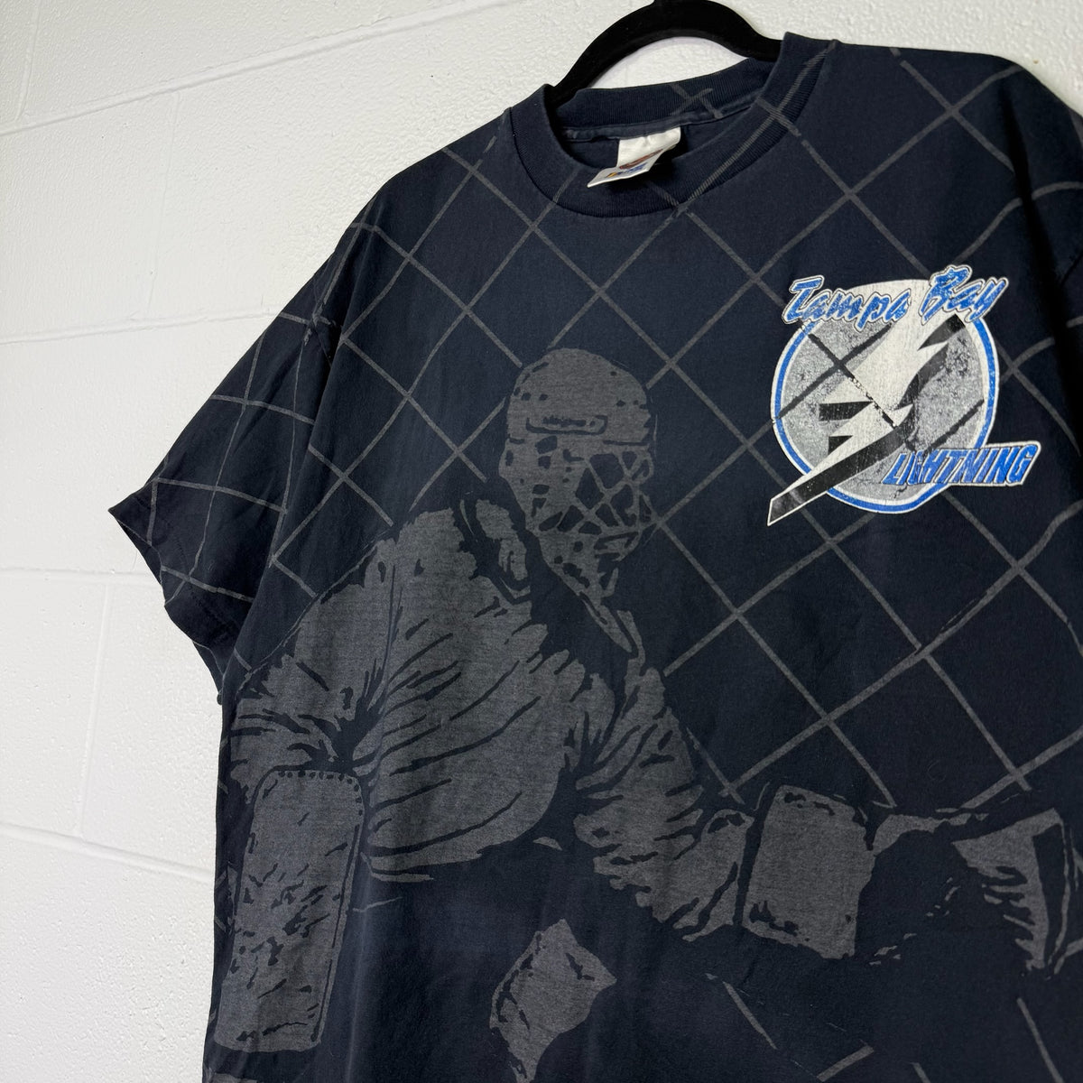 90s Tampa Bay Lightning NHL T-Shirt Sz XL (B2701)