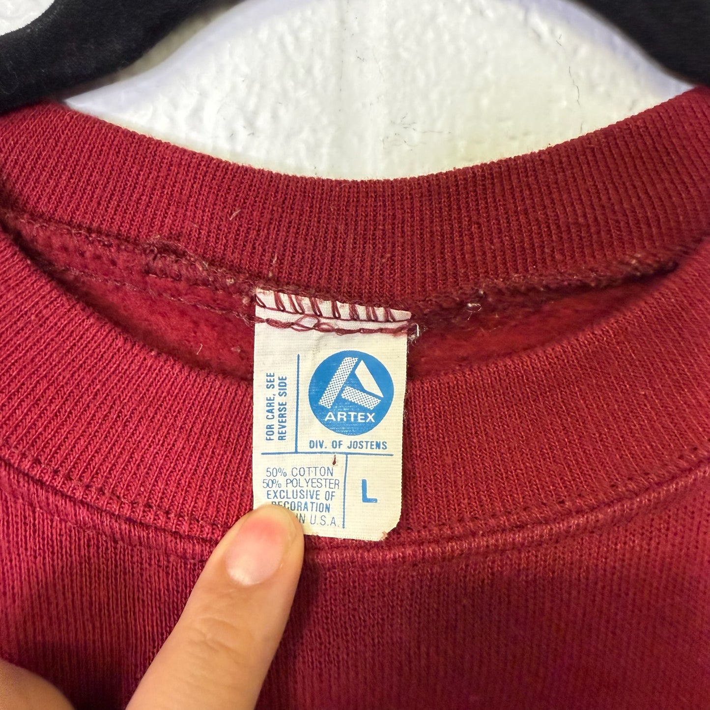 90's Harvard Mickey Mouse Disney College Crewneck Sz L (B665)