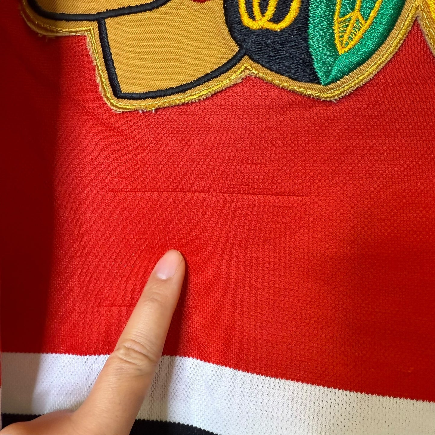 90s Chicago Blackhawks Jonathan Towes NHL Hockey Jersey