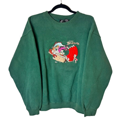 1995 Flintstones Visit Bedrock Crewneck Sz M (A8026)