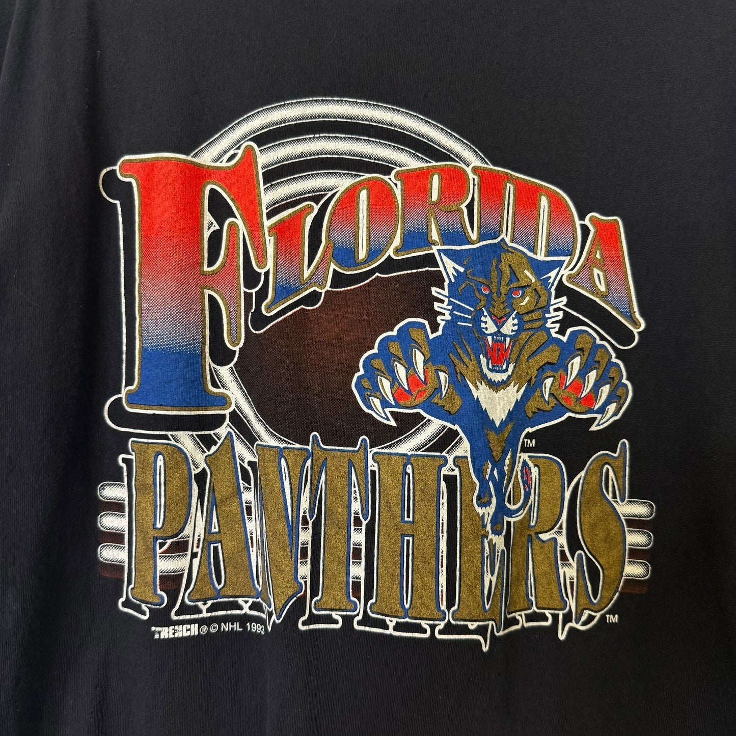 1993 Florida Panthers NHL T-Shirt Sz XL (B296)
