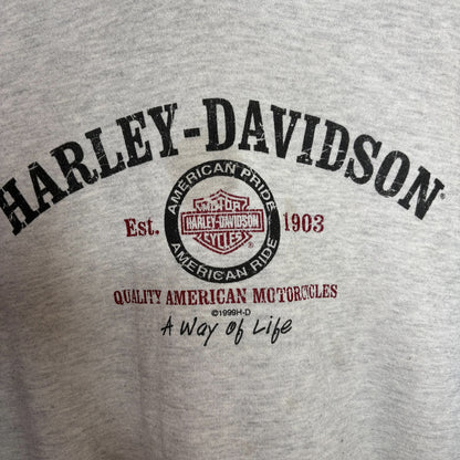 1999 Harley Davidson Twin Cities Minnesota Hoodie Sz M (A8049)