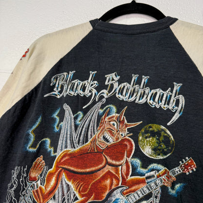 80s Black Sabbath Band Raglan T-Shirt