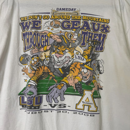 2008 LSU Arizona Rivalry Game NCAA T-shirt Sz XL (B1659)