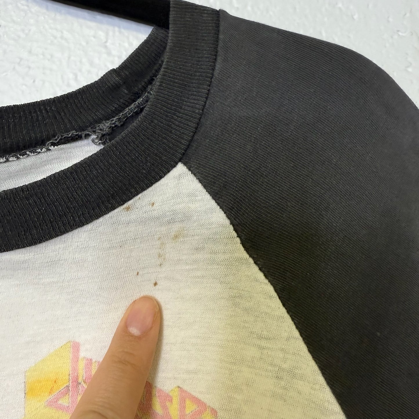 1986 Judas Priest Raglan Tour T-Shirt Sz M (B611)