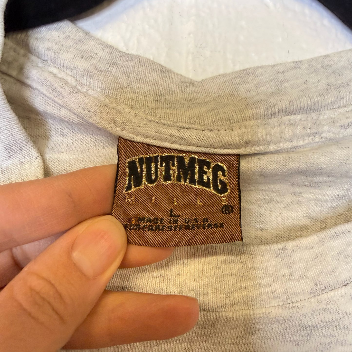 90's Los Angeles Raiders Nutmeg Breakthrough T-shirt Sz L (B2522)