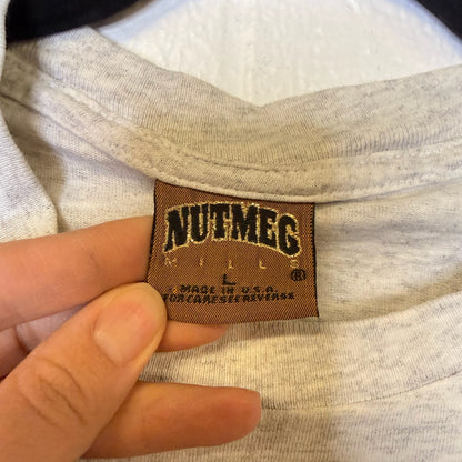90's Los Angeles Raiders Nutmeg Breakthrough T-shirt Sz L (B2522)