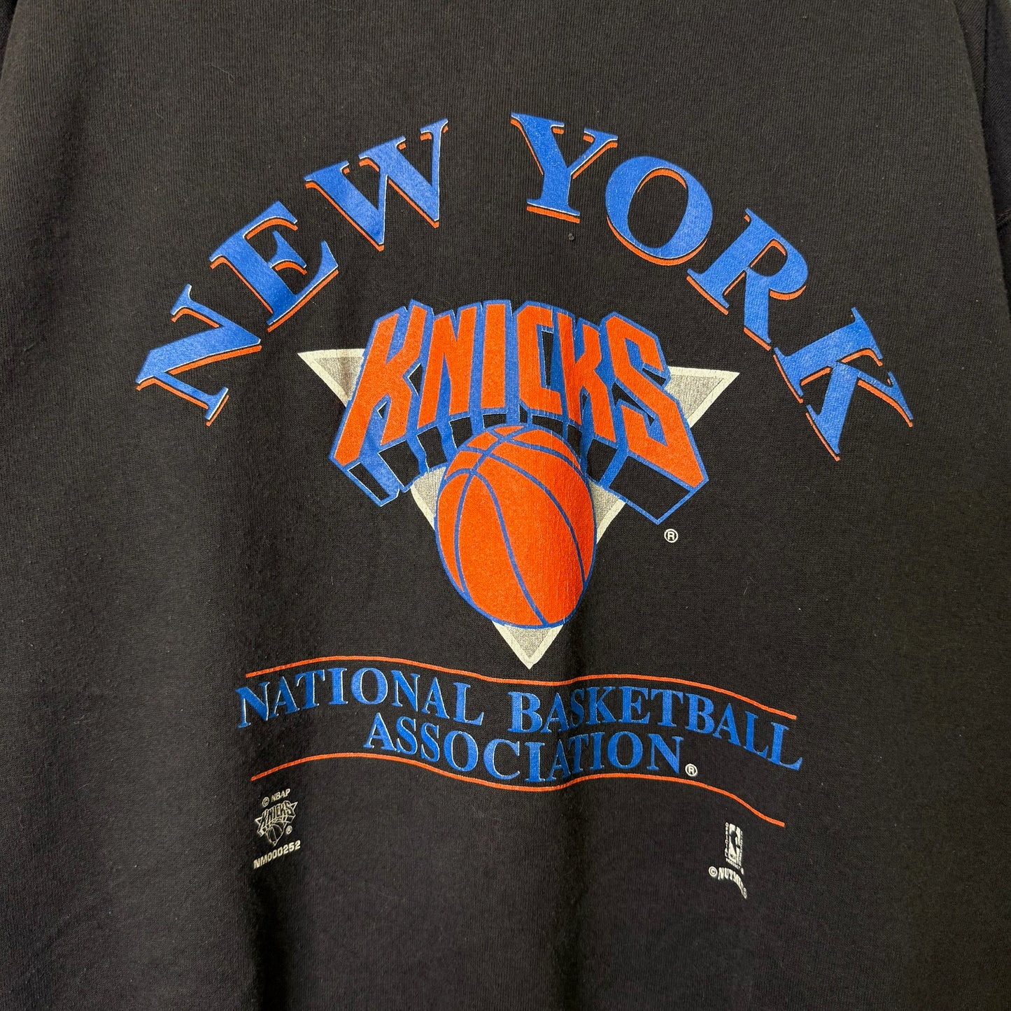 90s New York Knicks NBA Nutmeg Crewneck Sz XL (B661)