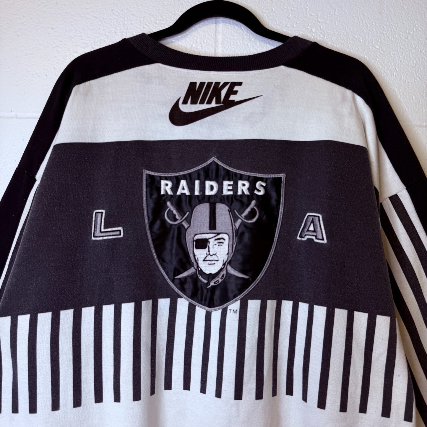 90s Nike Los Angeles Raiders NFL Crewneck Sz XL (B1491)