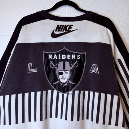 90s Nike Los Angeles Raiders NFL Crewneck Sz XL (B1491)