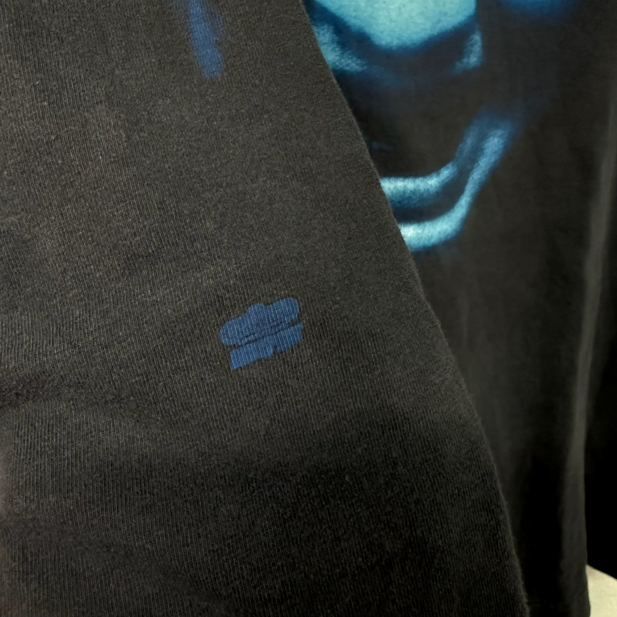 90s Marilyn Manson Blue Face Band T-Shirt Sz XL