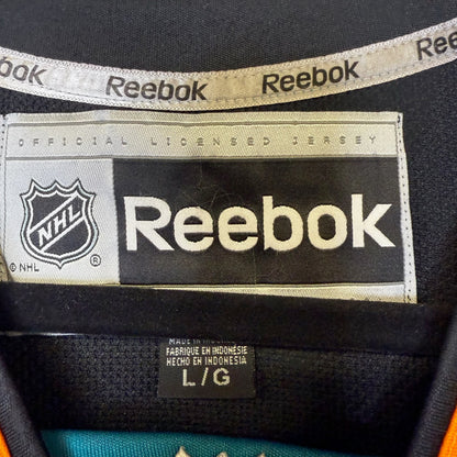 2009-11 Dany Heatley San Jose Sharks Reebok NHL Hockey Jersey Sz L (B1797)
