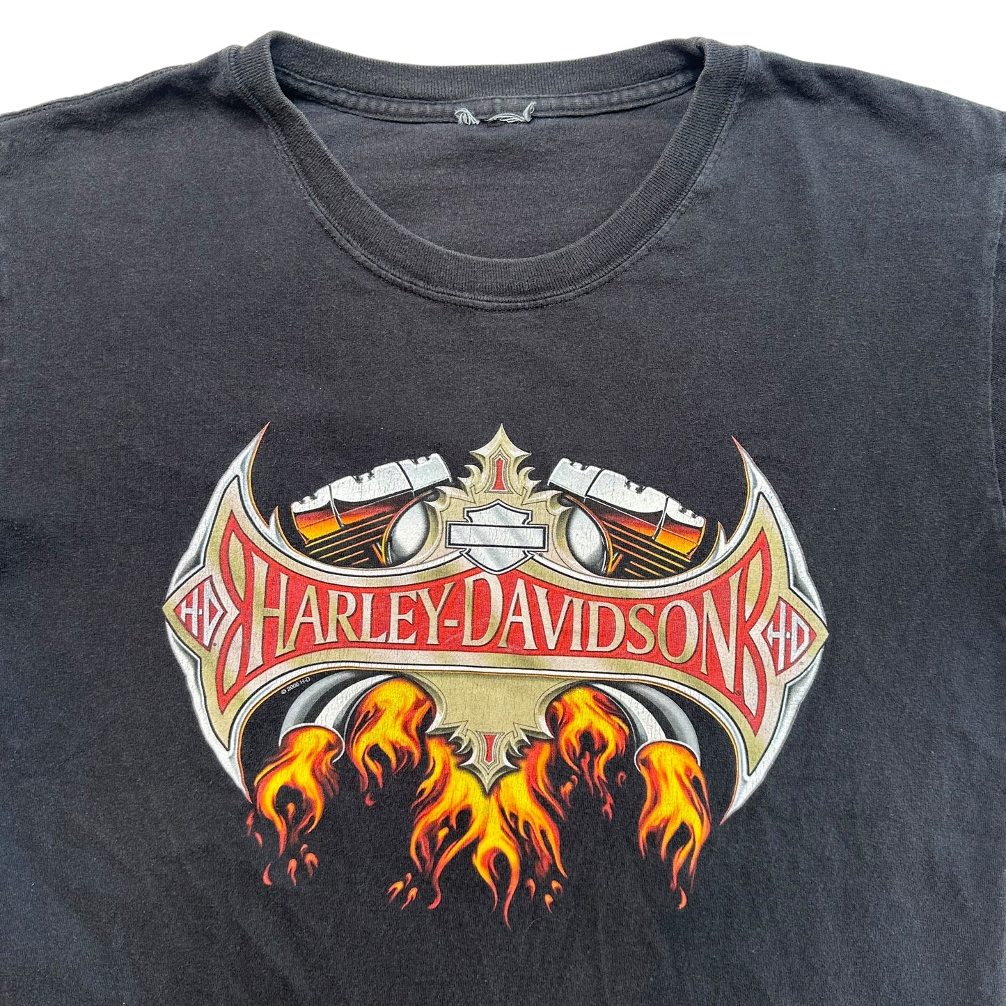 2005 Harley Davidson Charlotte North Carolina T-shirt Sz L (A5690)