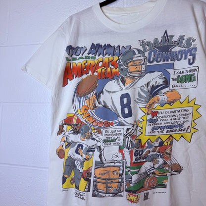 1993 Dallas Cowboys NFL Salem ComicT-shirt (B2339)