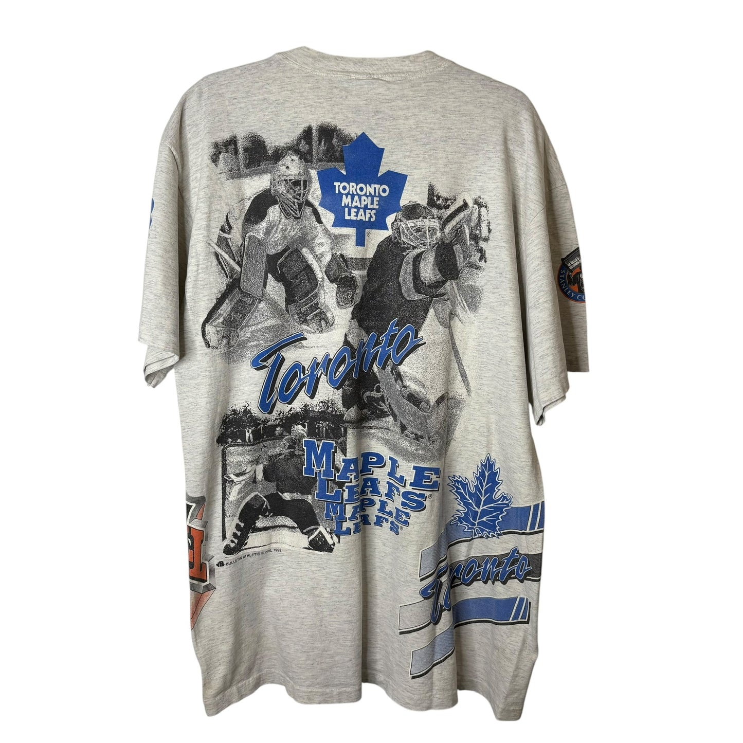 1992 Toronto Maple Leafs AOP T-shirt Sz XL (A7298)