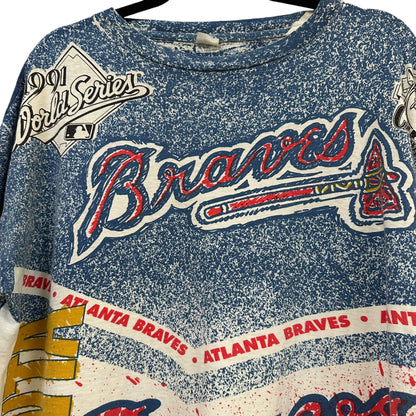 90s Atlanta Braves T-shirt Sz XL (A4181)