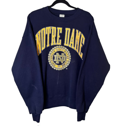 90's Notre Dame Uni Crewneck Sz XL (A7925)