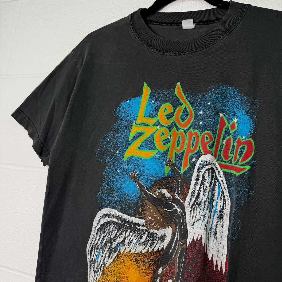 80s Led Zeppelin Band T-Shirt Sz S