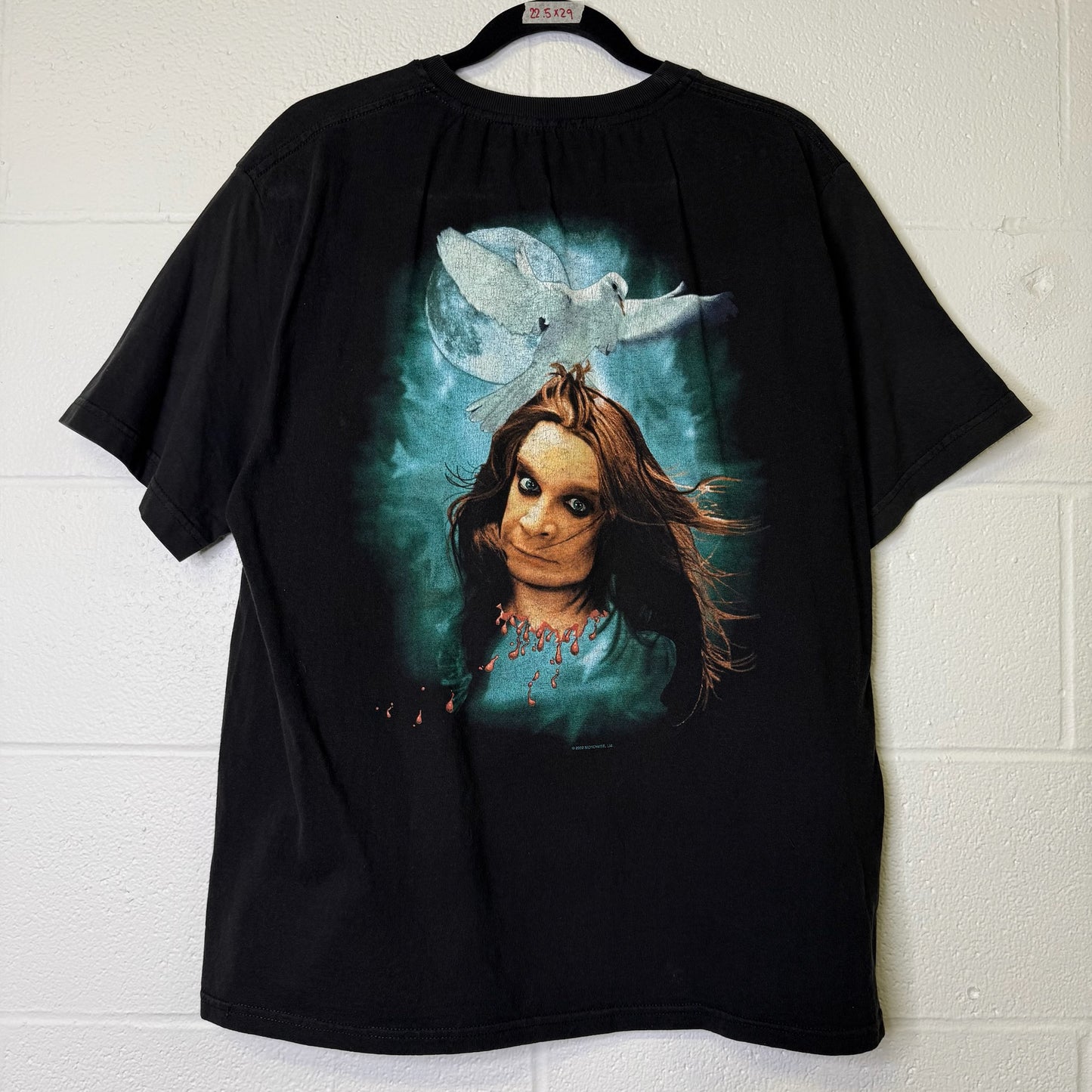 2002 Ozzy Osbourne Band T-Shirt Sz L (B1681)