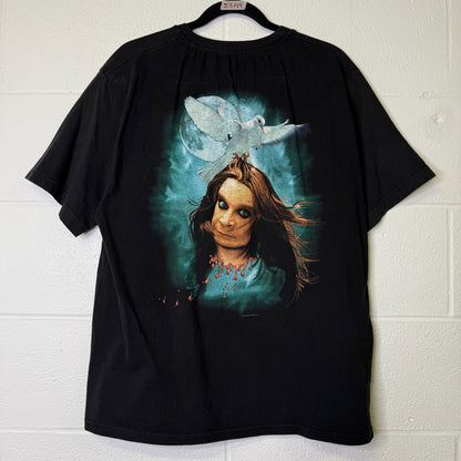 2002 Ozzy Osbourne Band T-Shirt Sz L (B1681)