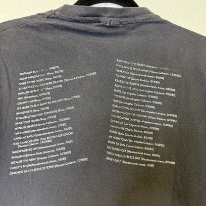 1986 Bruce Springsteen Tour T-Shirt Sz L (B423)