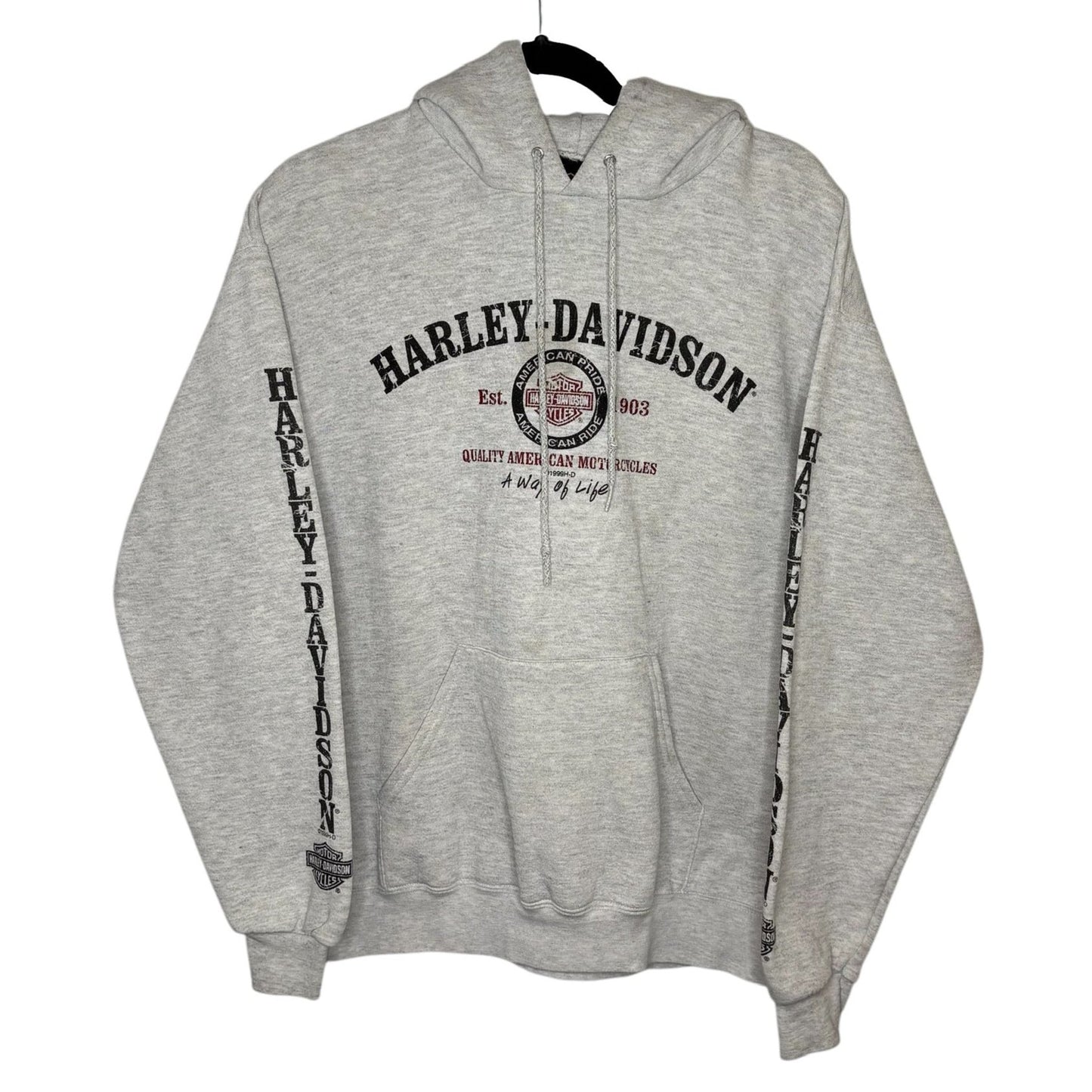 1999 Harley Davidson Twin Cities Minnesota Hoodie Sz M (A8049)