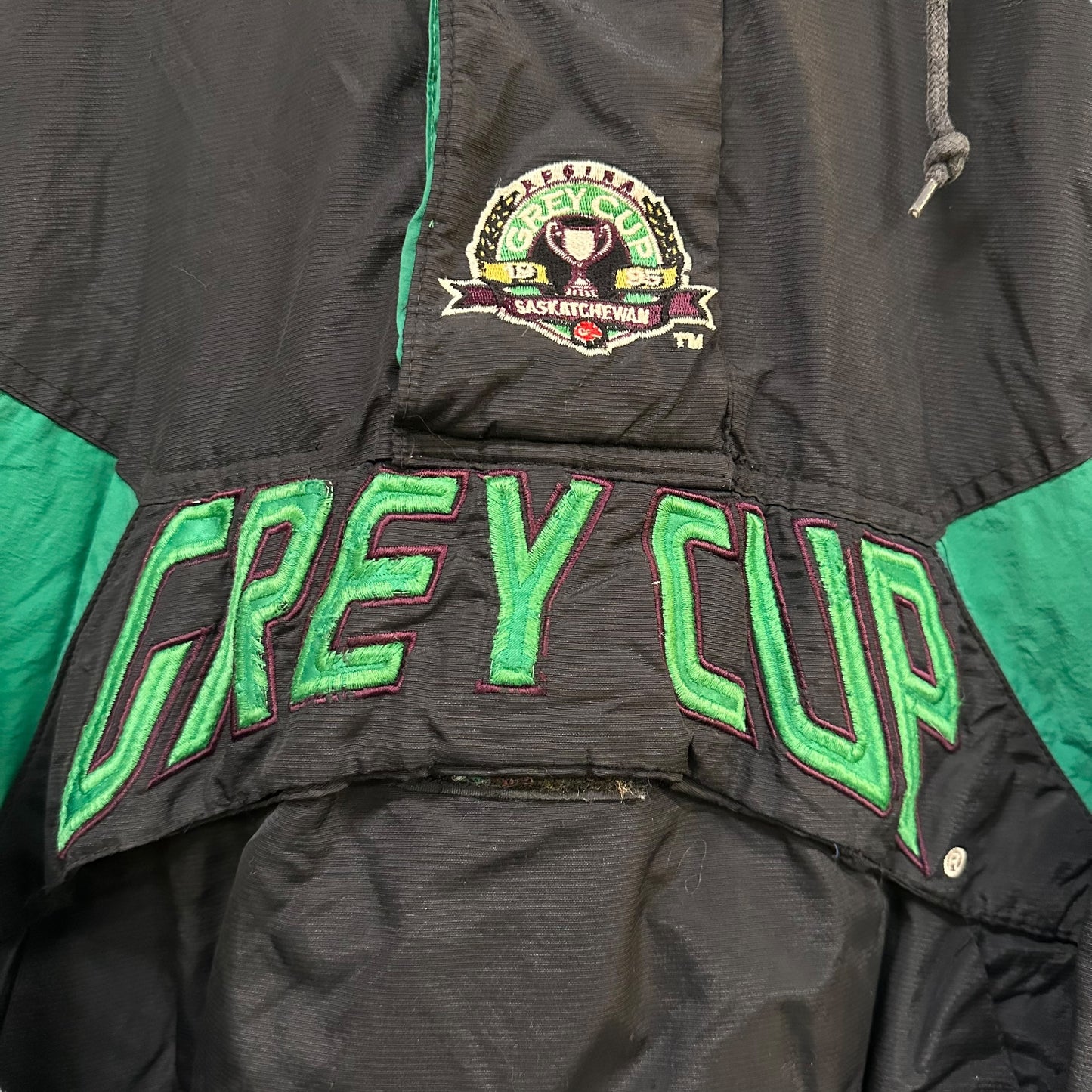 1995 Saskatchewan Grey Cup Starter Jacket Sz M