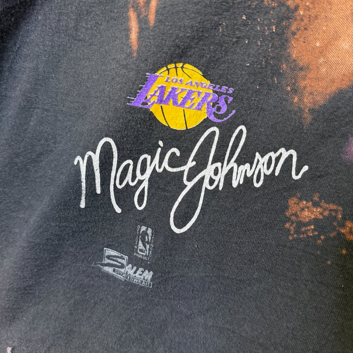 90s Magic Johnson LA Lakers Salem NBA T-Shirt Sz XL (A706)