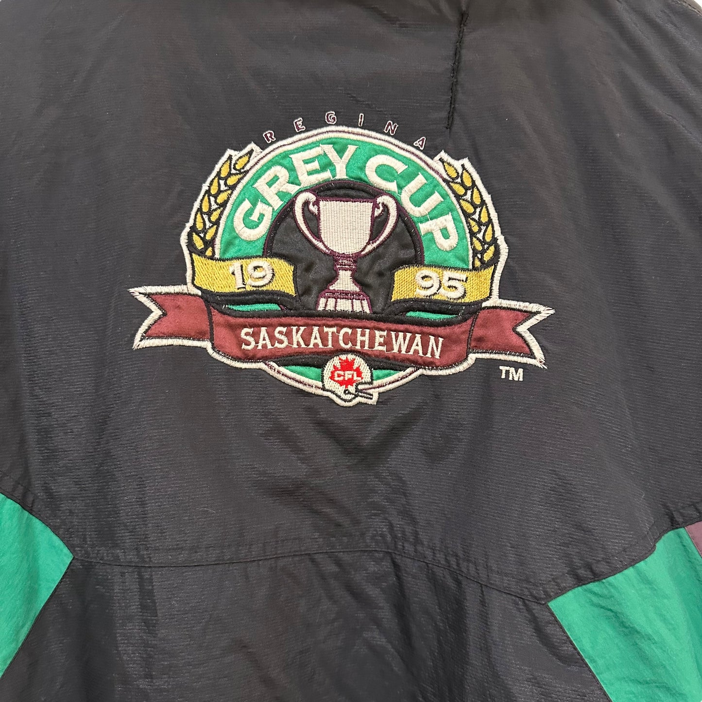 1995 Saskatchewan Grey Cup Starter Jacket Sz M