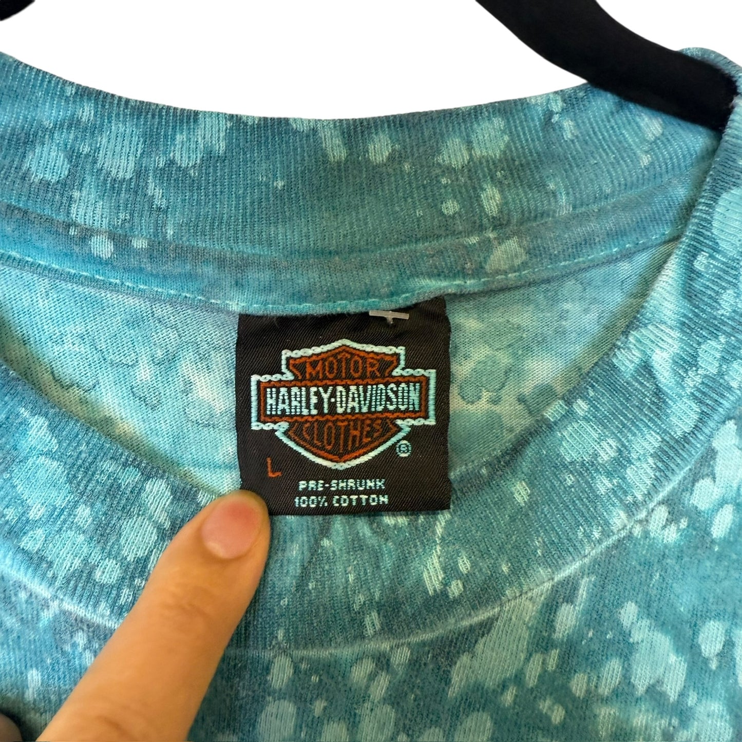 1993 Harley Davidson Hall's Springfield T-Shirt Sz L (B237)