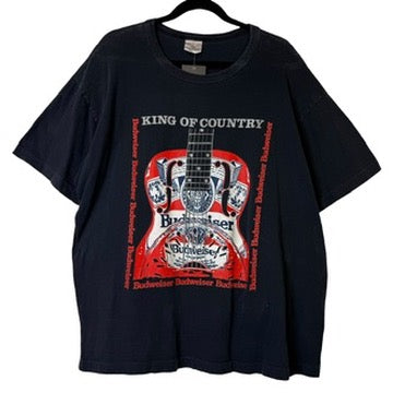 90's Budweiser Guitar T-shirt Sz XL (B1407)