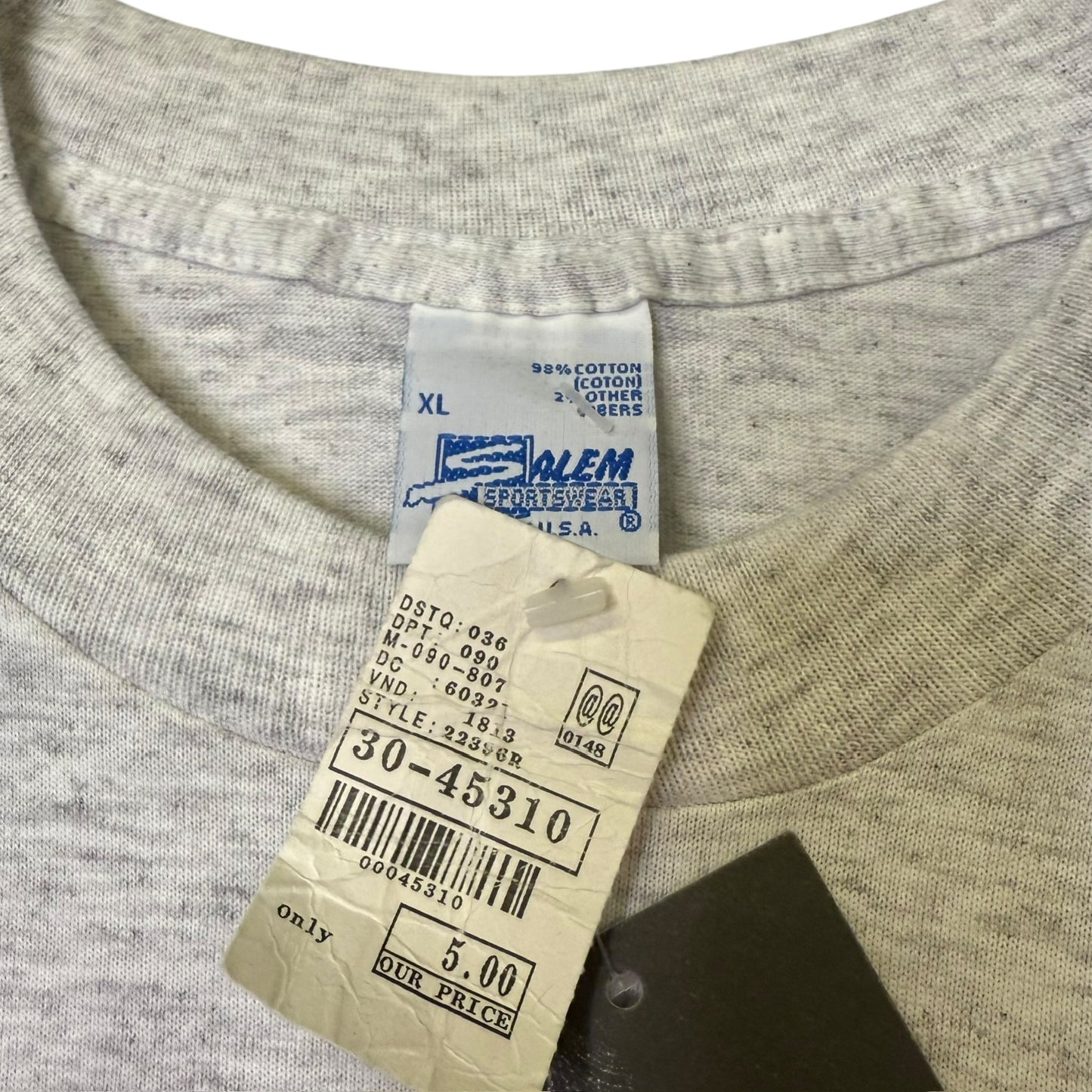 90s John Stockton NBA Utah Jazz Salem Caricature T-shirt Sz XL (X077)