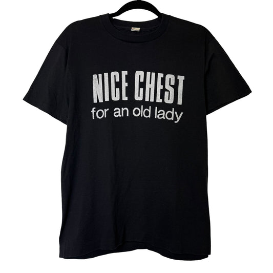 80's Nice Chest T-Shirt Sz L (B1763)