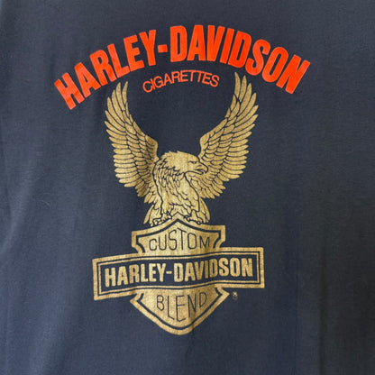 80's Harley Davidson Cigarettes T-shirt Sz L (B596)