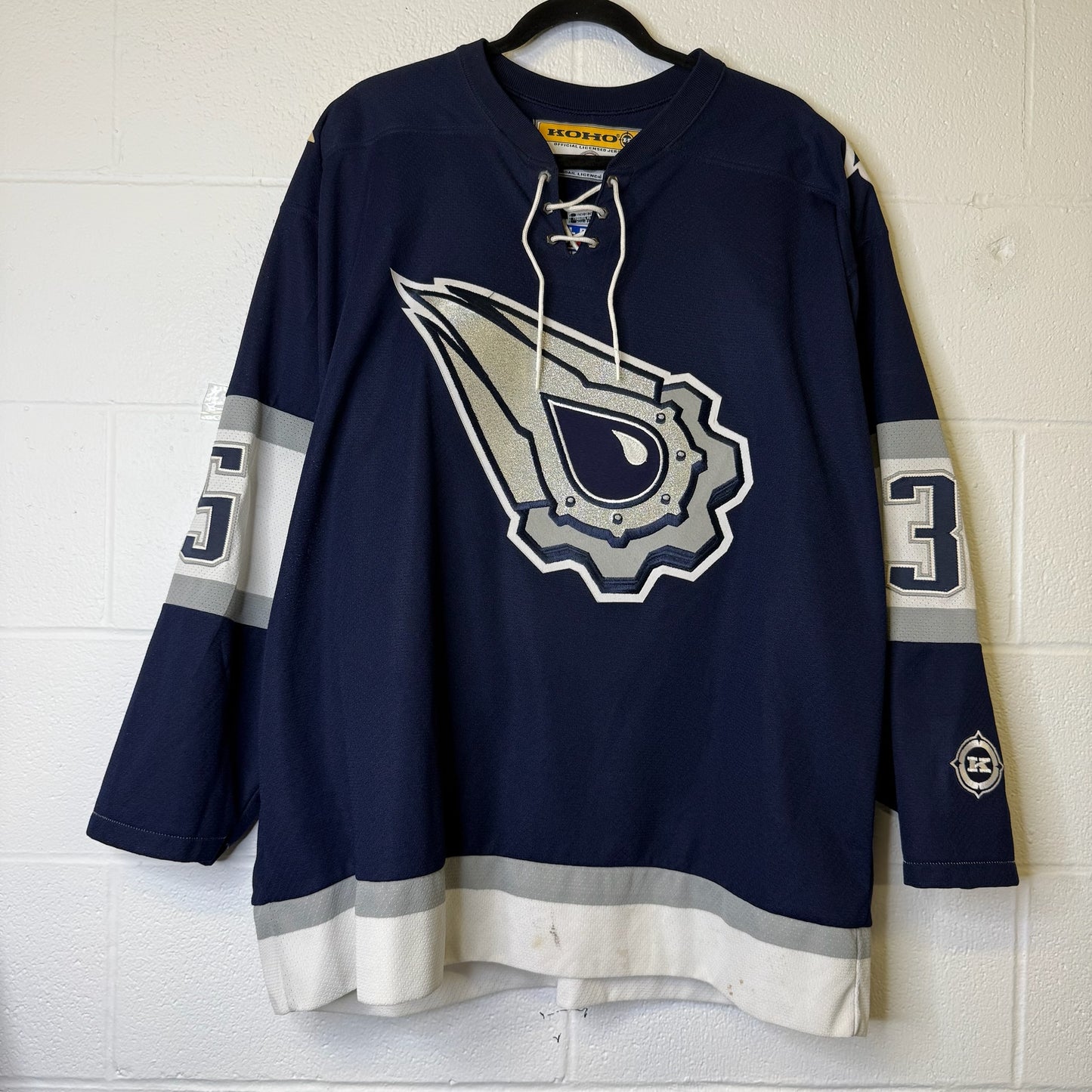 90s Edmonton Oilers Salo Oil Drop Jersey Sz XL (B1969)