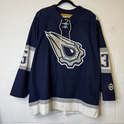 90s Edmonton Oilers Salo Oil Drop Jersey Sz XL (B1969)