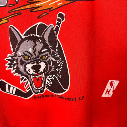 1994 Chicago Wolves IHL Crewneck Sz XL (A1449)