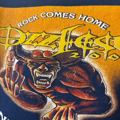 2002 Ozzfest Donington Park Hoodie Sz L