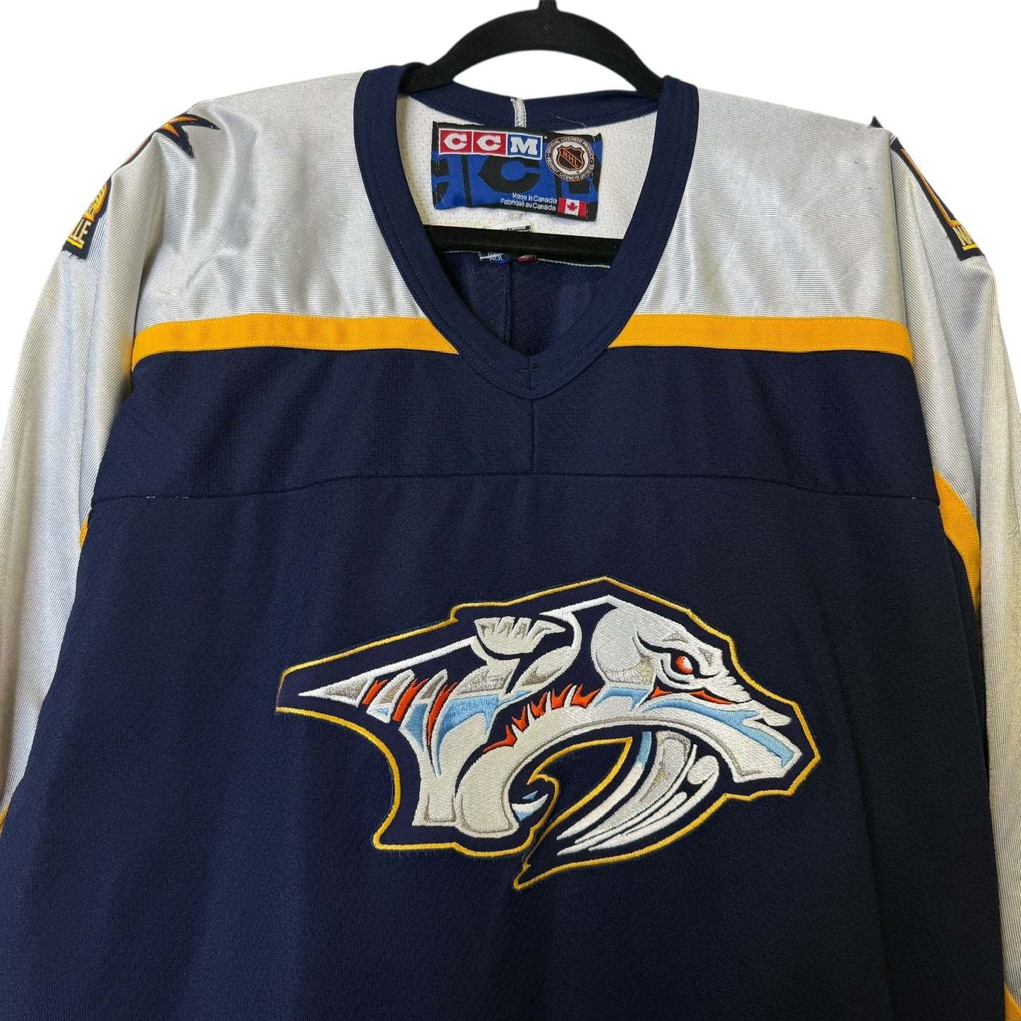 90s Nashville Predators NHL Hockey Jersey Sz XL